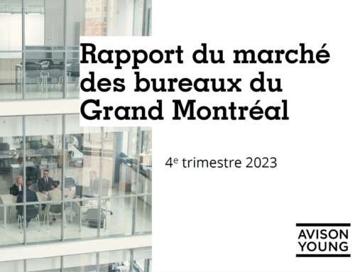 Avison Young : Rapport du marché des bureaux du Grand Montréal – 4e trimestre 2023
